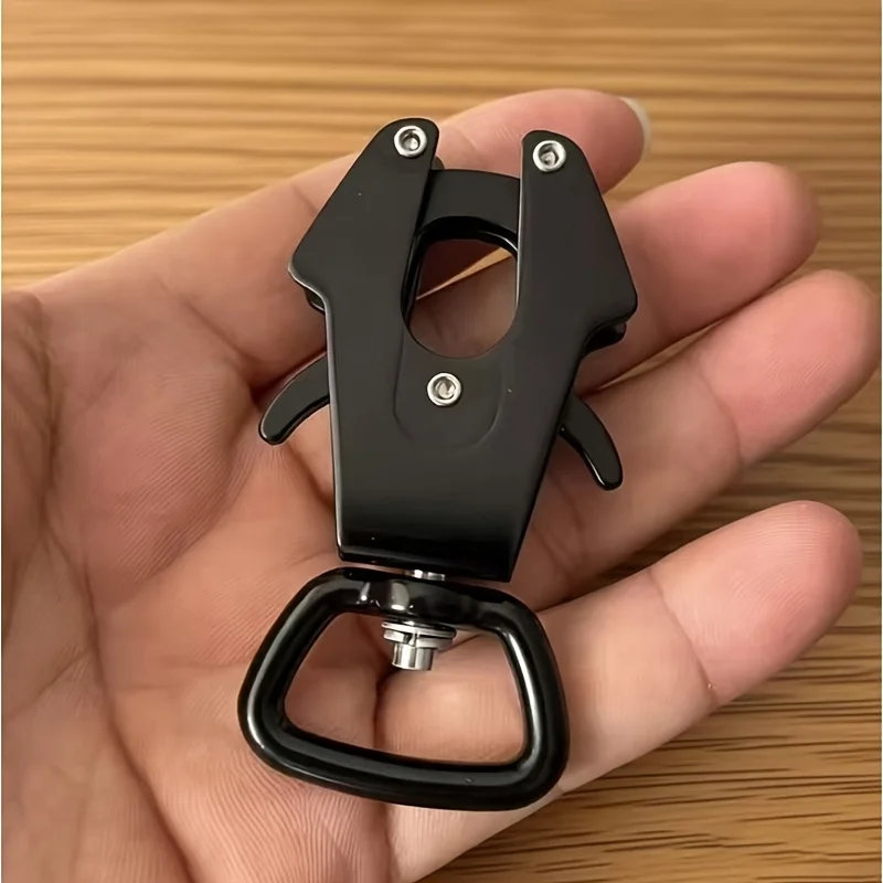 360° Swivel Auto Lock Tiger Clip Spring Trigger Snap Hook Heavy Duty Metal Quick Release Clasp Outdoor Leash Connect Hardware