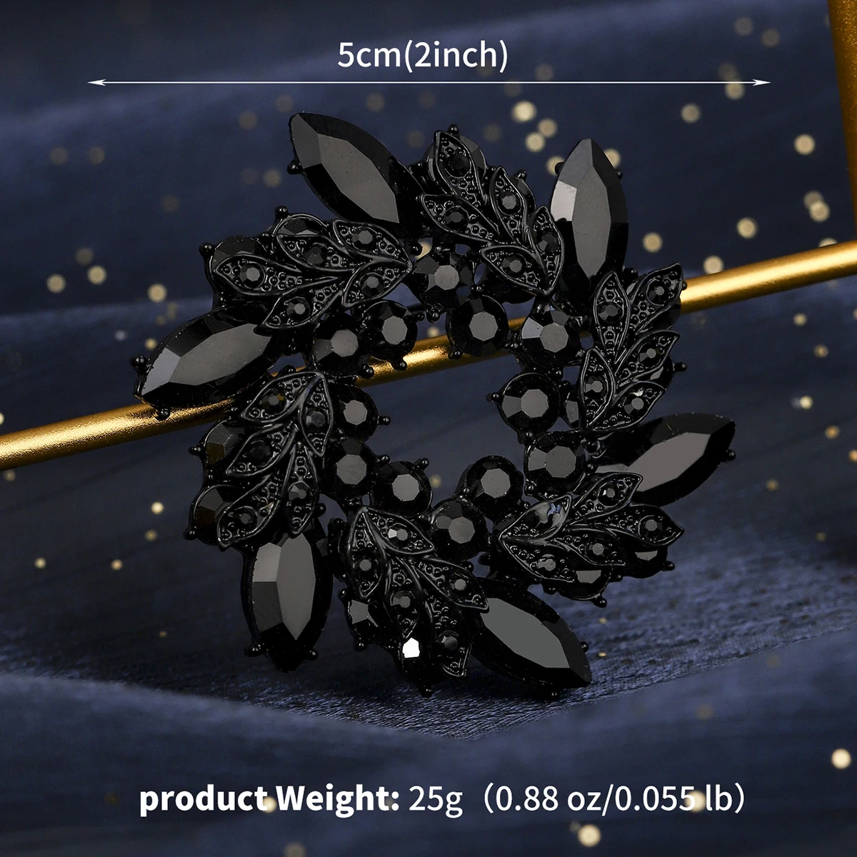 Kristall Diamante Metall Blume Brosche Anzug Rock Pin Dekoration Schmuck Zubehör Geburtstags geschenke für Freunde Urlaub Schmuck – Detail 14