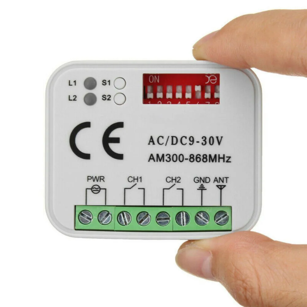 

Для JCM GO PORTIS NORTON NEO RC1 RC2 RC4 TWIN-R MINI Приемник дистанционного управления для гаража 433,92 МГц Приемник открывания ворот JCM