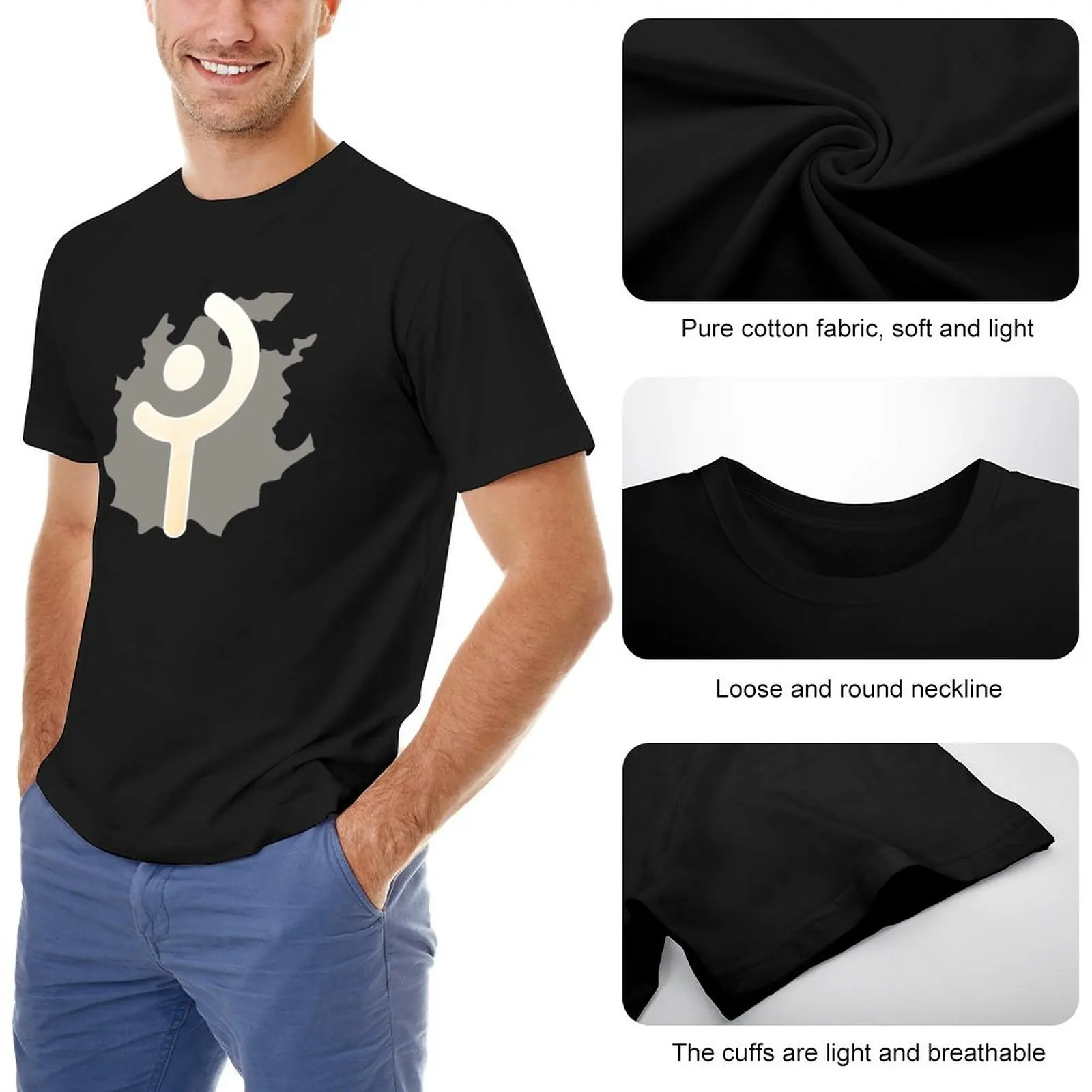 FFXIV WHM T-shirt personalizado t shirts bonito tops mens engraçados t-shirts