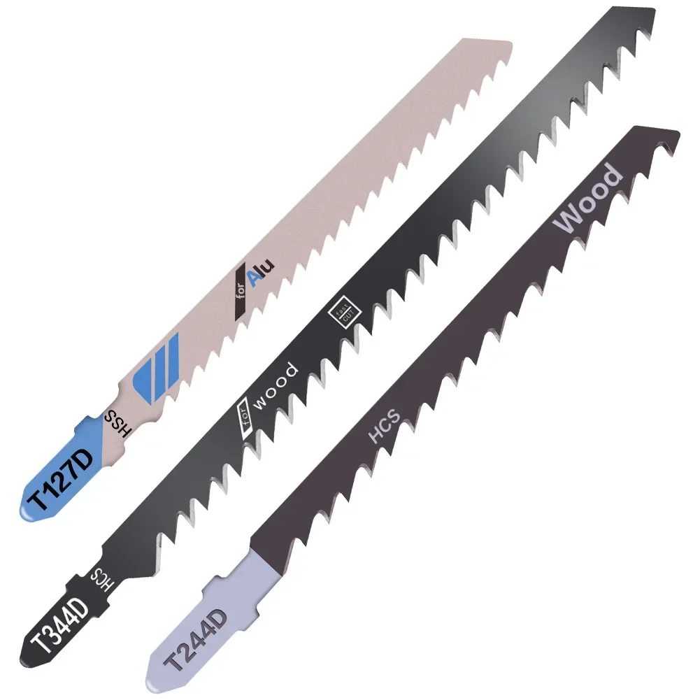 5 pezzi lame per seghetto alternativo utensili da taglio dritti lame per seghetto alternativo per legno seghetto alternativo per taglio dritto per la lavorazione del legno lama per seghetto alternativo in plastica PVC