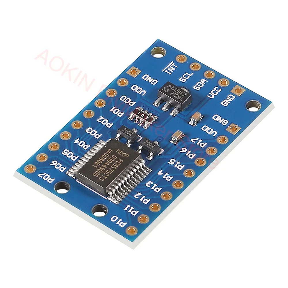 3pcs PCF8575 IO Expander Board Module I2C to 16IO IIC I2C I/O Extension Shield Module 16 bit SMBus I/O Ports for Arduino