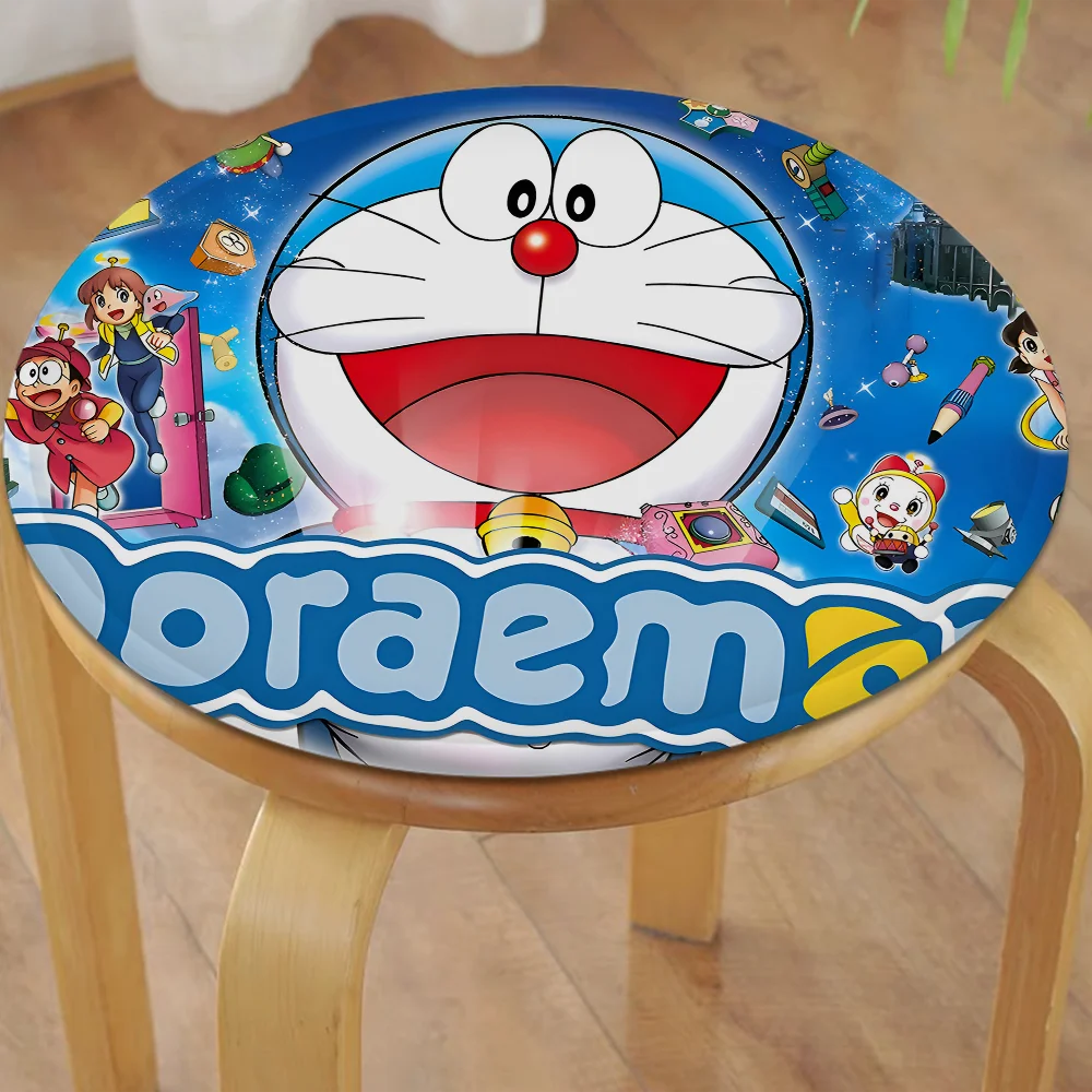 Cute Anime Doraemon Modern Minimalist Style Seat Pad Household Cushion Soft Plush Chair Mat Winter Office Bar Sofa Decor Tatami