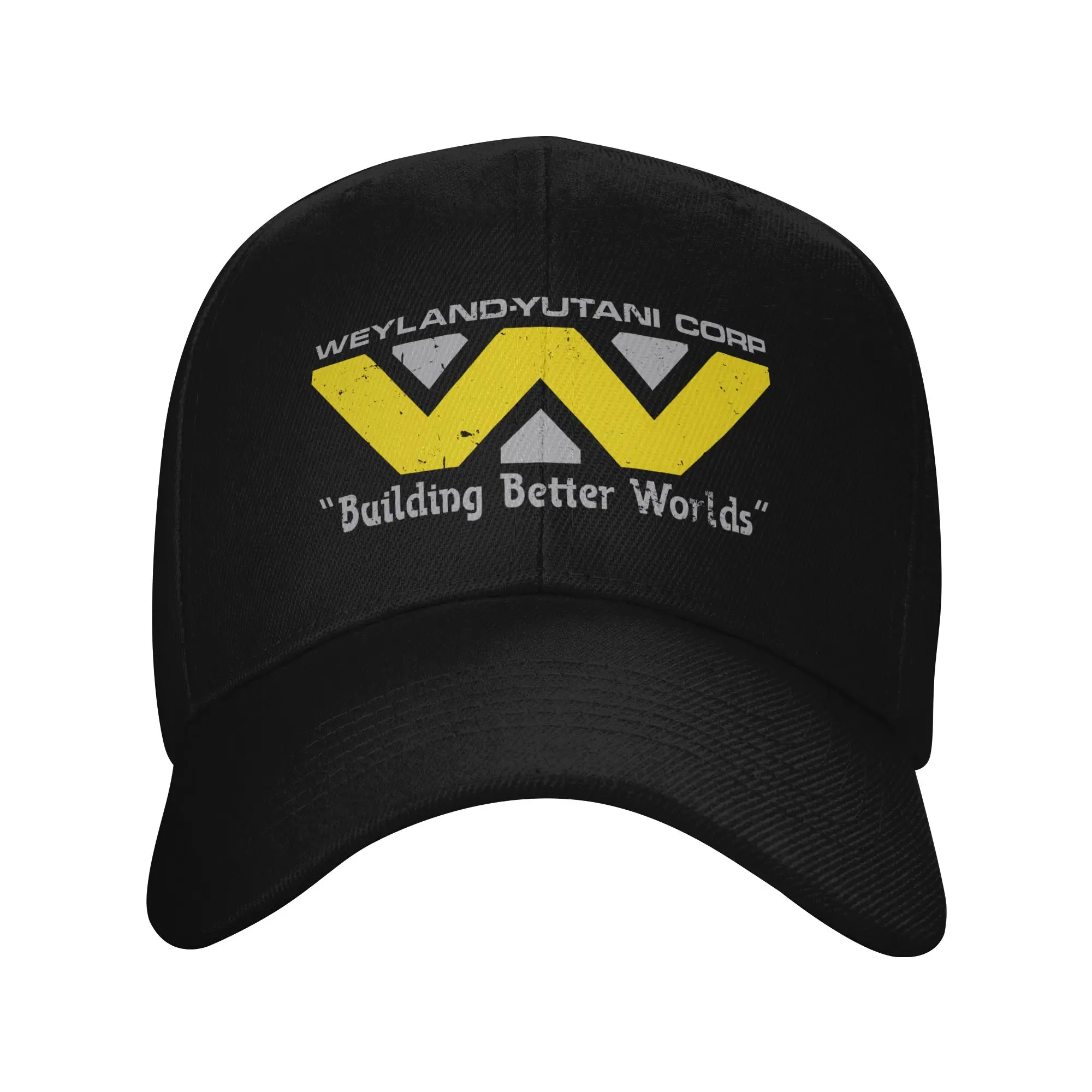 Aliens Weyland Yutani Corp Distressed Graphic Trendy Baseball Cap Sightseeing Tour All Season Peaked Cap