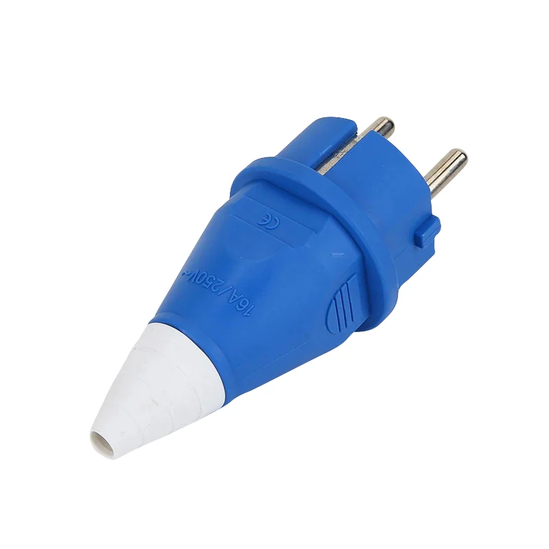 Spesifikasi Eropa 16A 220V-240V Soket Steker Industri AC untuk Kabel Konektor Daya Listrik 2P + E IP44