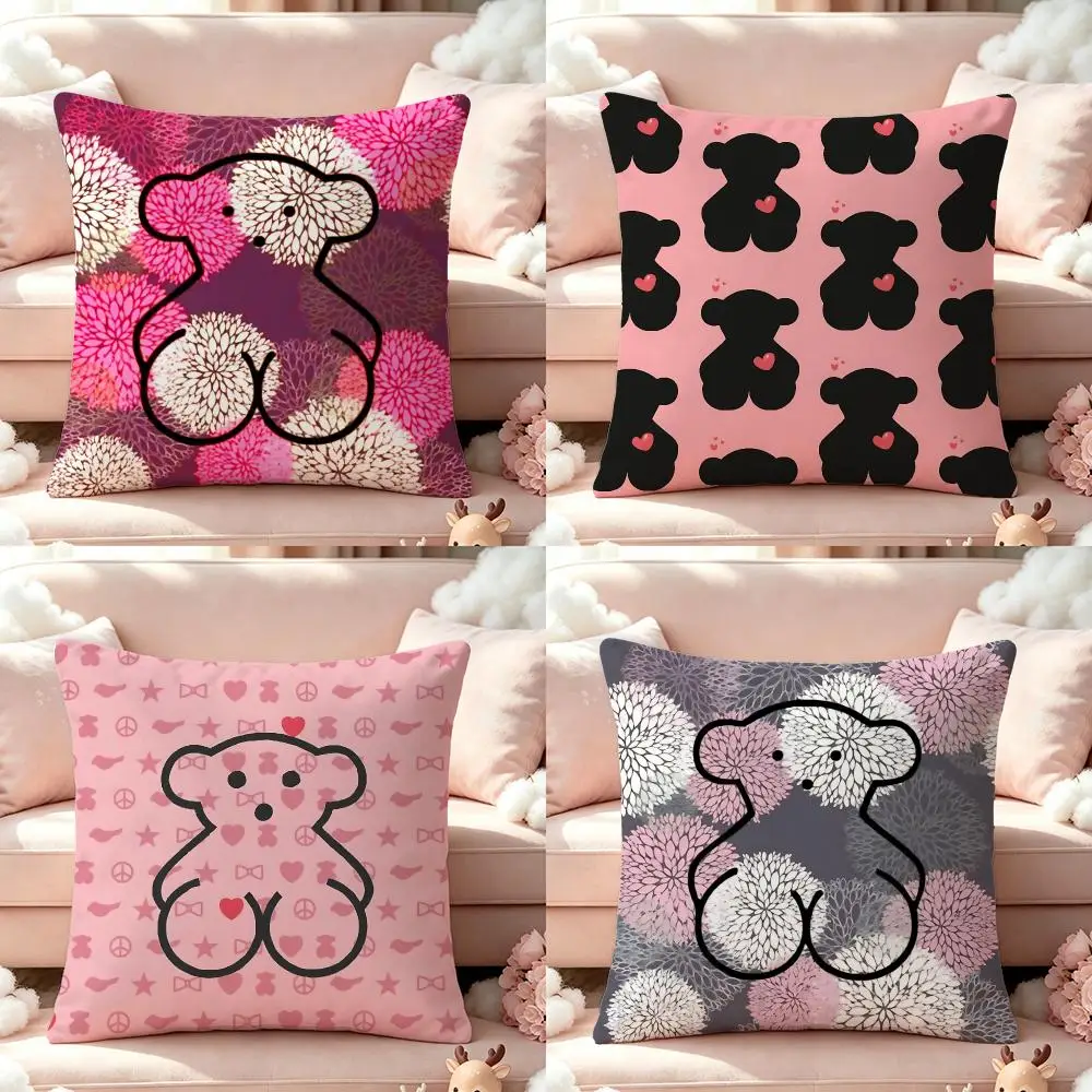 Brand‑TousS Cushion Cover Pillow Multi‑size Short Plush Pillow Cute Simple Style For Living Room Bedroom Birthday Gift