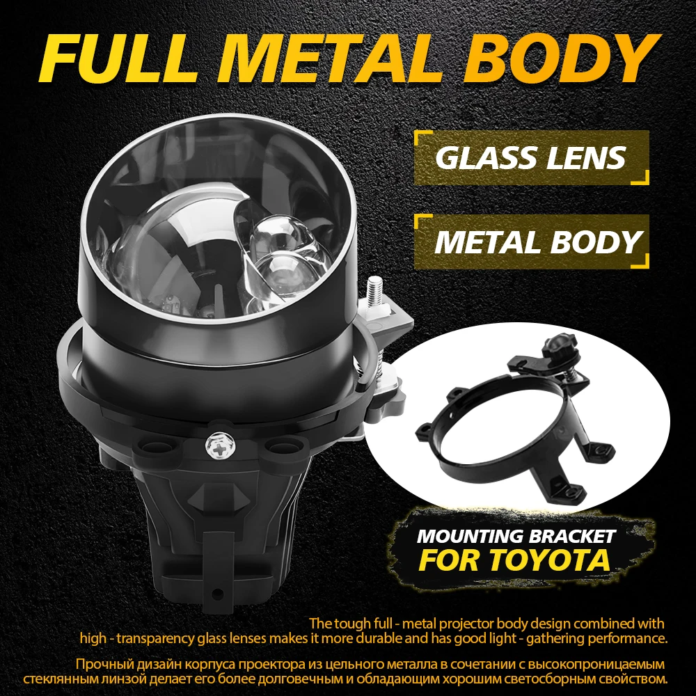 2 × سيارة الضباب ضوء الجمعية عاكس الضوء لتويوتا تندرا 2014 2015 2016 2017 2018 2019 2020 2021