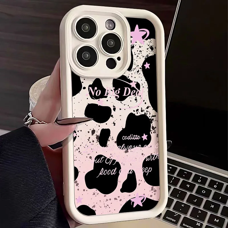 Cow stripes Phone Case For OPPO Realme C53 C35 C55 C33 C31 C15 C21 C21Y C25Y C12 C25 C25S C30 C30S 11 8 5 5i C17 C2 7i