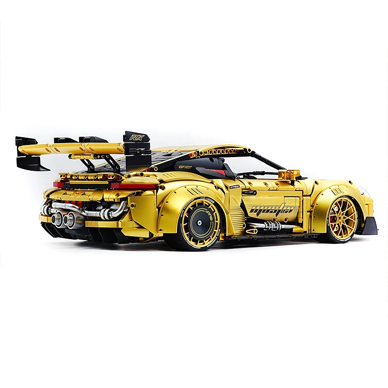 3824 stücke GULY 10640 MOC Technische Fernbedienung Sport Auto Bausteine Ziegel Montage Modell Kinder DIY Spielzeug Weihnachten Geschenk