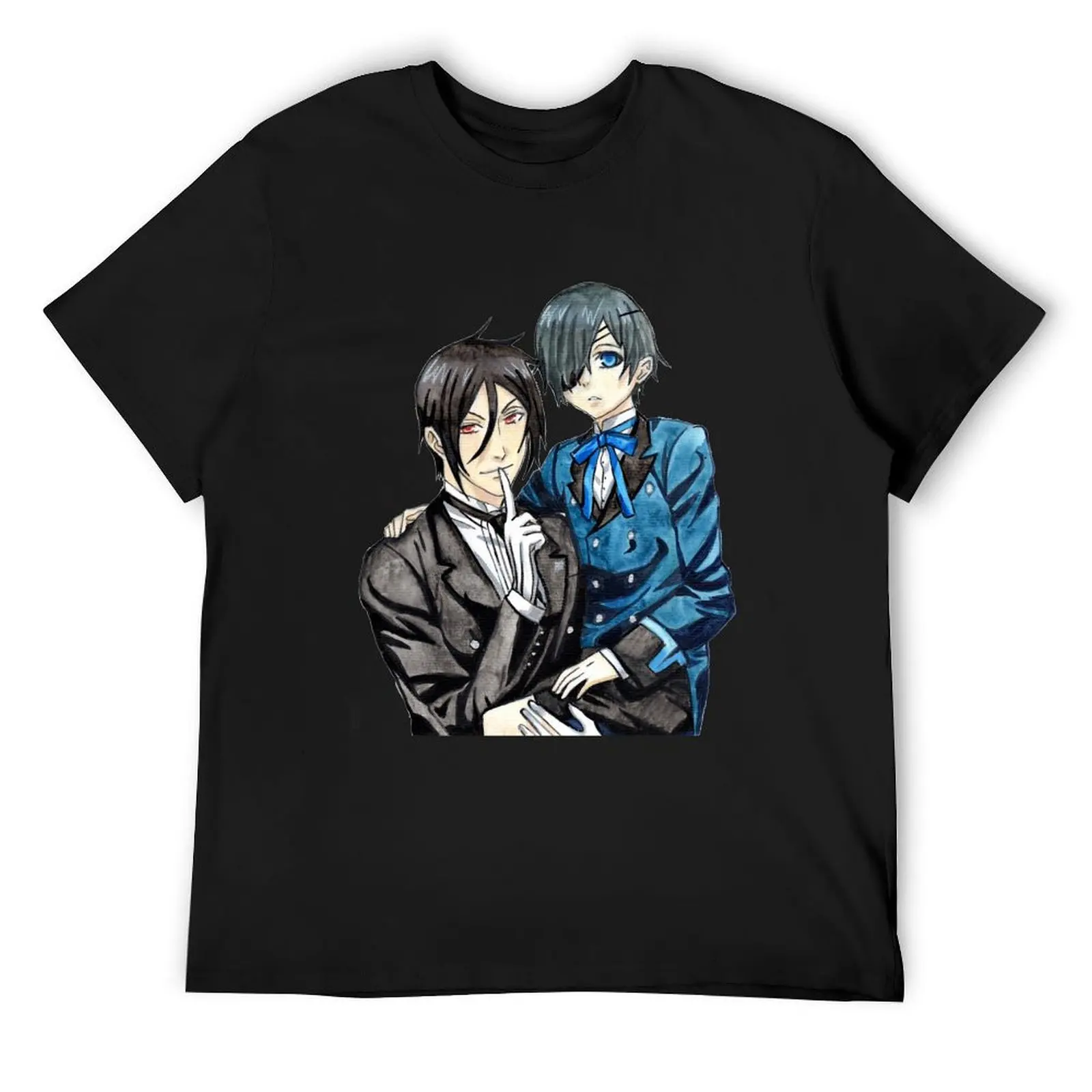Black Butler T-Shirt tops vintage anime shirt shirts graphic tee men
