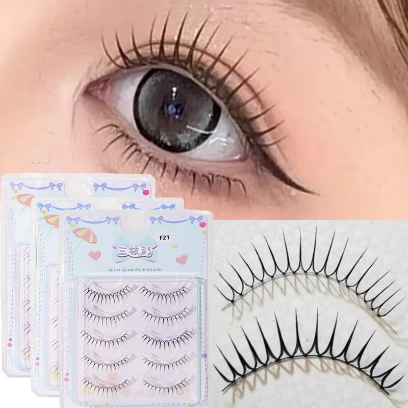 

Корейские ресницы идола, натуральные тонкие отдельные ресницы, U-образные мягкие кластеры, накладные ресницы, наращивание, комиксы, макияж