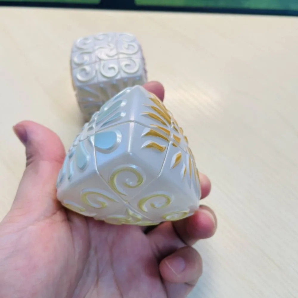 Meffert's Cube Jade 3x3 キューブ ピラミッド キューボ (2個) 3x3x3 キューボ マジコ パズル 子供のおもちゃ