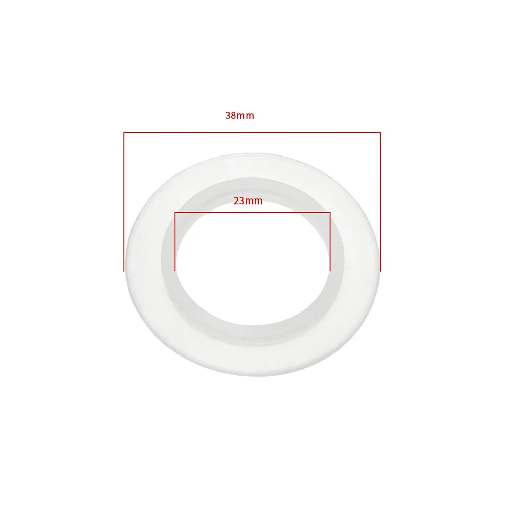 38mm Silicone Replacement O Rings for Spring Out Sink Stopper Assemblies Pack of 6 White Seals for Drain Maintenance