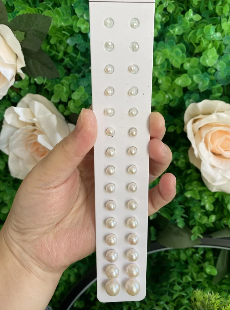 2-11.5mm Natural Round Pearls 2A 3A Quality Hot Sale Zhuji Cultured Loose Freshwater Pearl No /Half/ Full Hole for Jewelry DIY