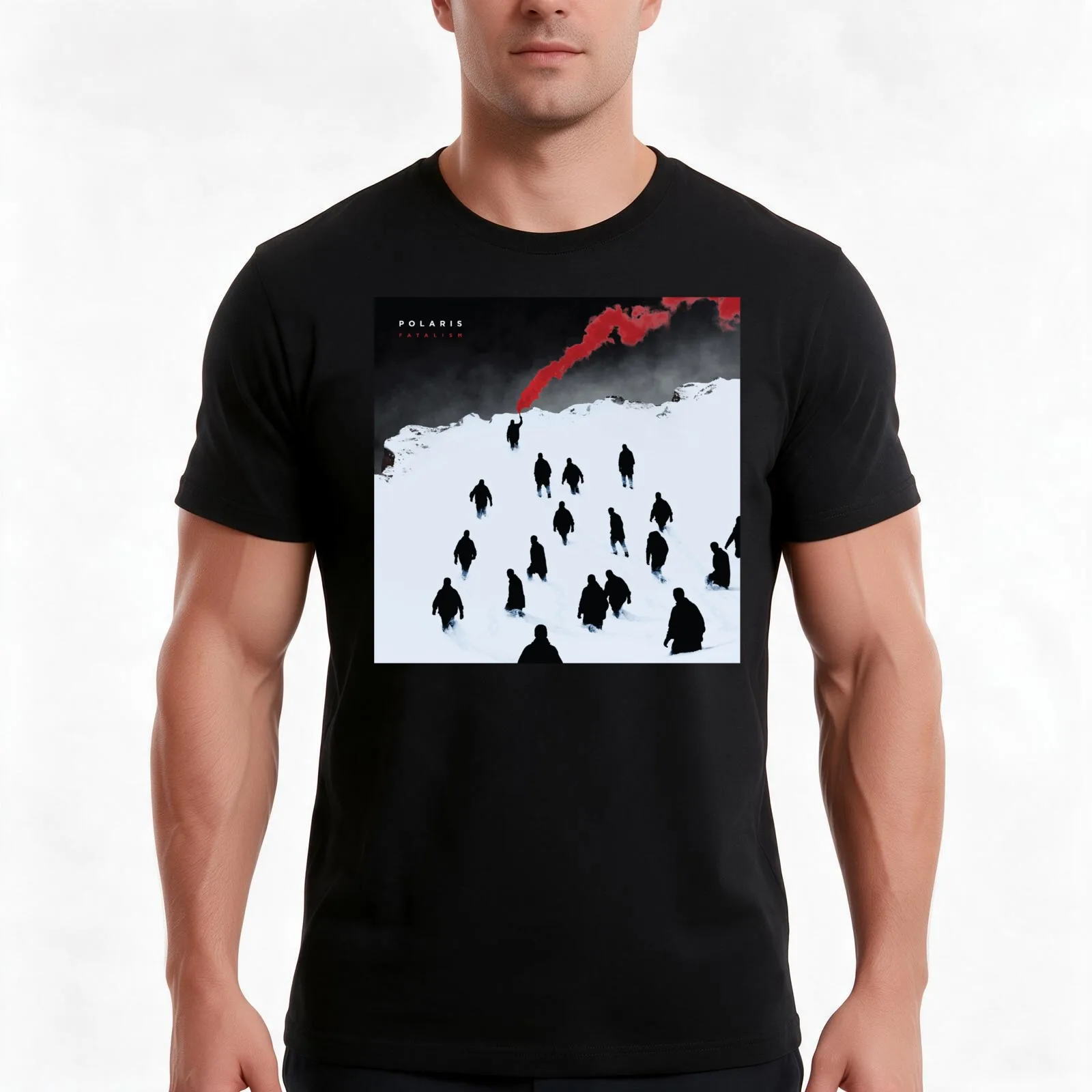 Polaris - Fatalism album 2023 T-Shirt, Summer Casual Cotton Tee, Oversized Streetwear Tops, Vintage Graphic Print, 100% Cotton