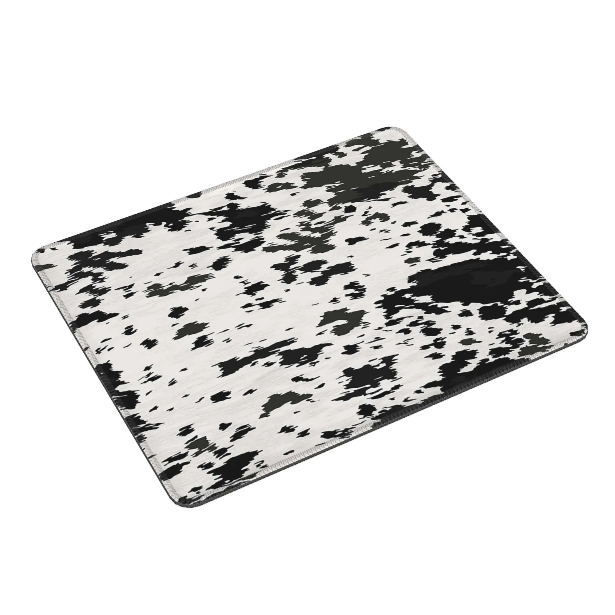 

Черно-белый коврик для мыши Cow Hide, коврик для компьютерной клавиатуры, коврик для мыши, геймерский коврик для ноутбука, офисные аксессуары, настольные коврики