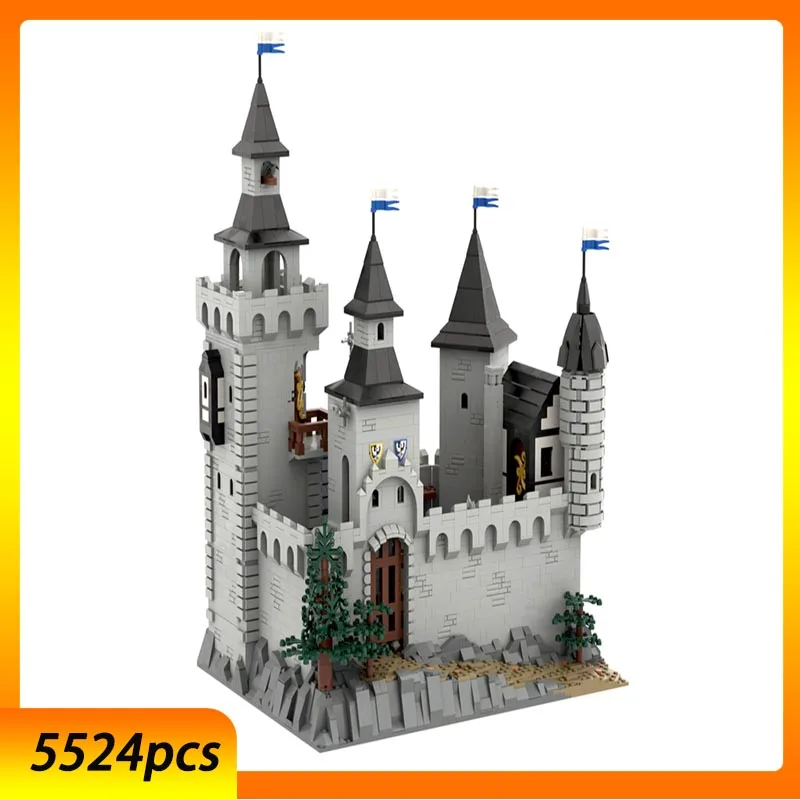 

Spot MOC-100690 medieval fortress building blocks Black Hawk Castle assembly building blocks DIY toy gift ornaments building blo