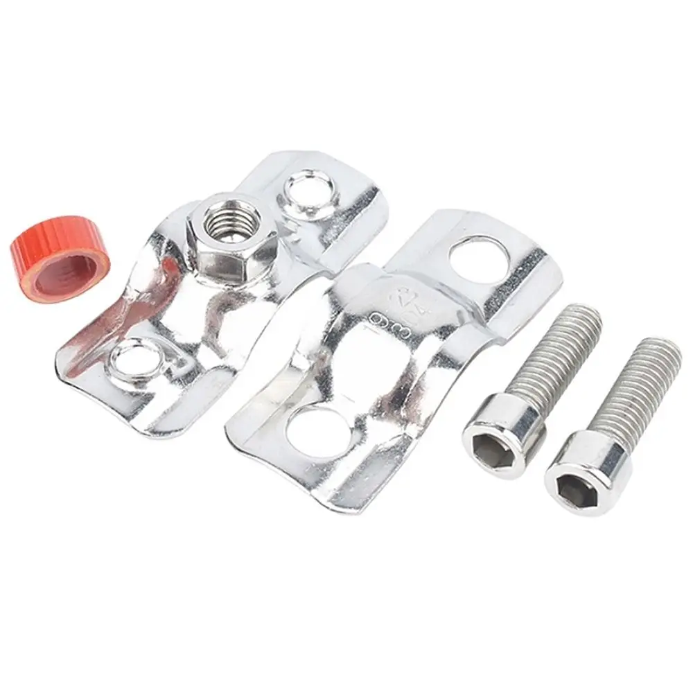 1Pcs OD 8-325mm Stainless Steel Pipe Bracket 304 Stainless Steel U-Shaped Pipe Support Bracket M8 Nut Fixed Support Pipe Clamp