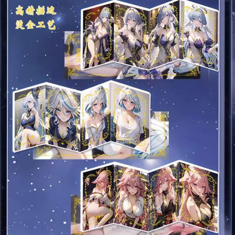 Wholesales Goddess Story Male God Collection Card Wakawaka Flowers And Leaves Meet Wave Booster Box Anime Trading Cards