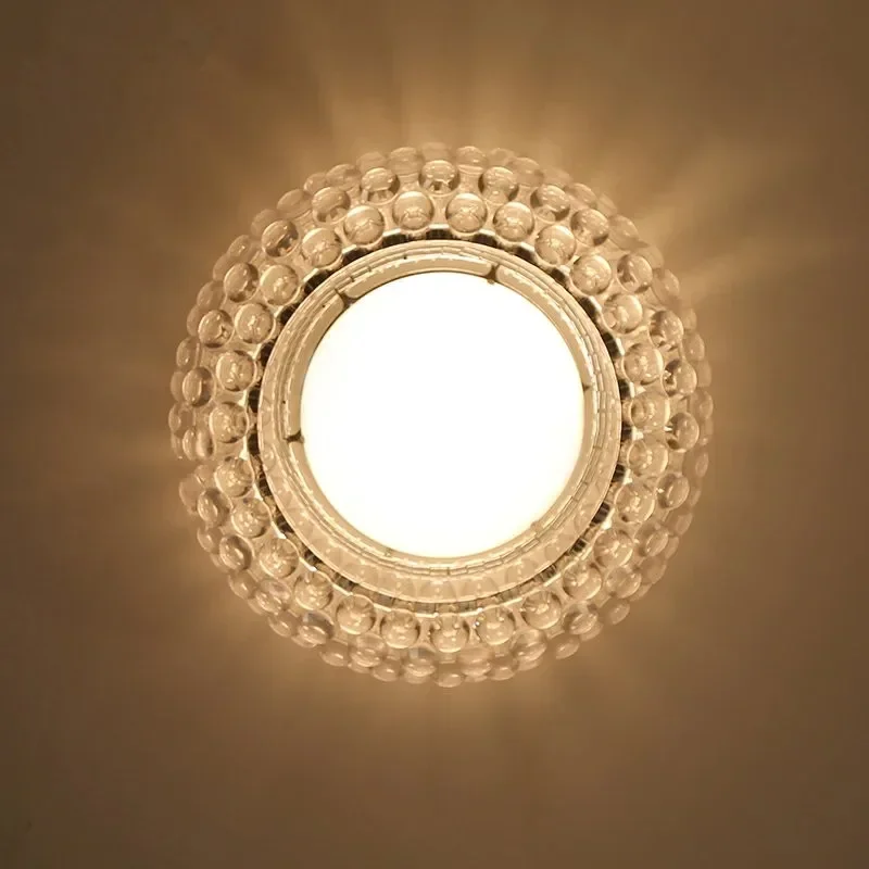 Modern Creative Acrylic LED Chandelier Restaurant Living Room Bedroom Hotel Transparent Gold Pendant Lamps Indoor Lighting Decor