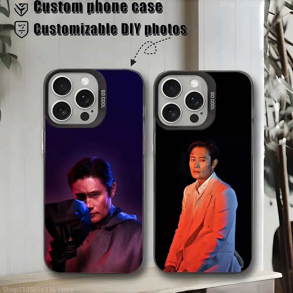 

B-Byung H-Hun Lee Phone Case For iPhone 16,15,14,13,12,11,Mini,Pro,MAX,plus,Black Matte Shockproof Cover