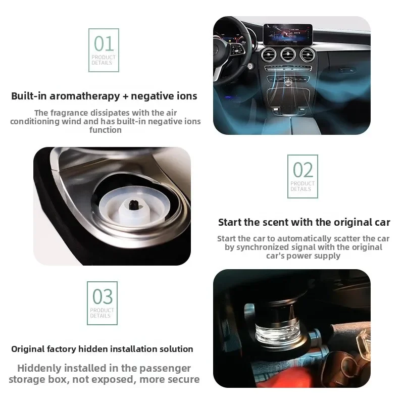 Suitable for Mercedes-Benz C-Class E-Class C200/GLC300/E300 fragrance negative ion system