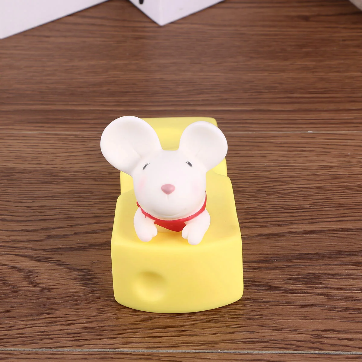 

Anti-Pinch Door Stopper Mouse Shape Pvc Material Pet Safety Home Decoration Floor Protection Strong Grip Carpet Wood Tiles