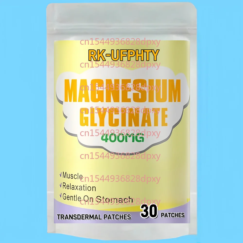 

30 Patches Magnesium Glycinate Transdermal Patches Support for Sleep, Muscle & Heart Health