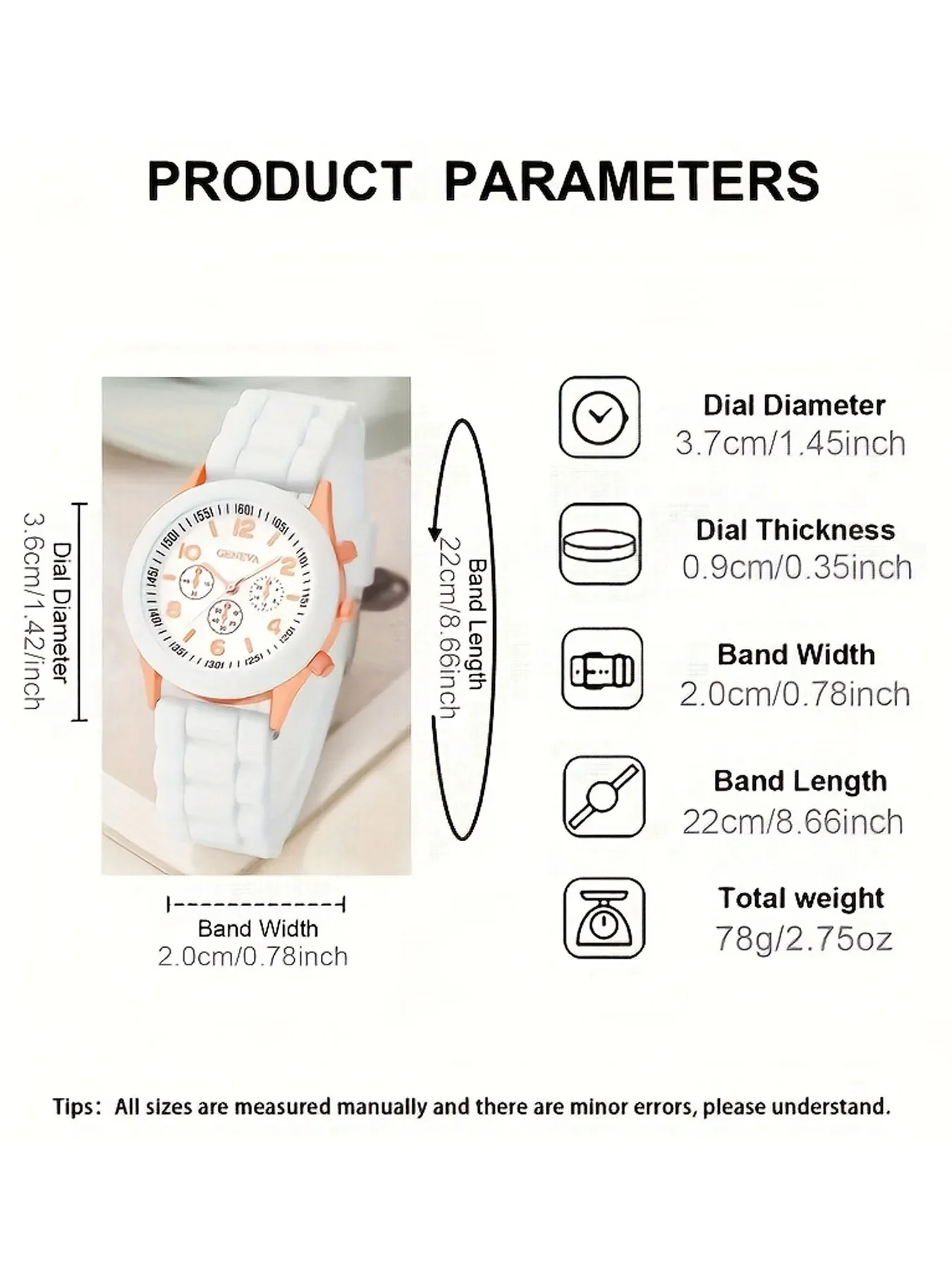 6-piece exquisite and versatile women's watch set, fashionable quartz watch, casual steel strip watch, women's watch set