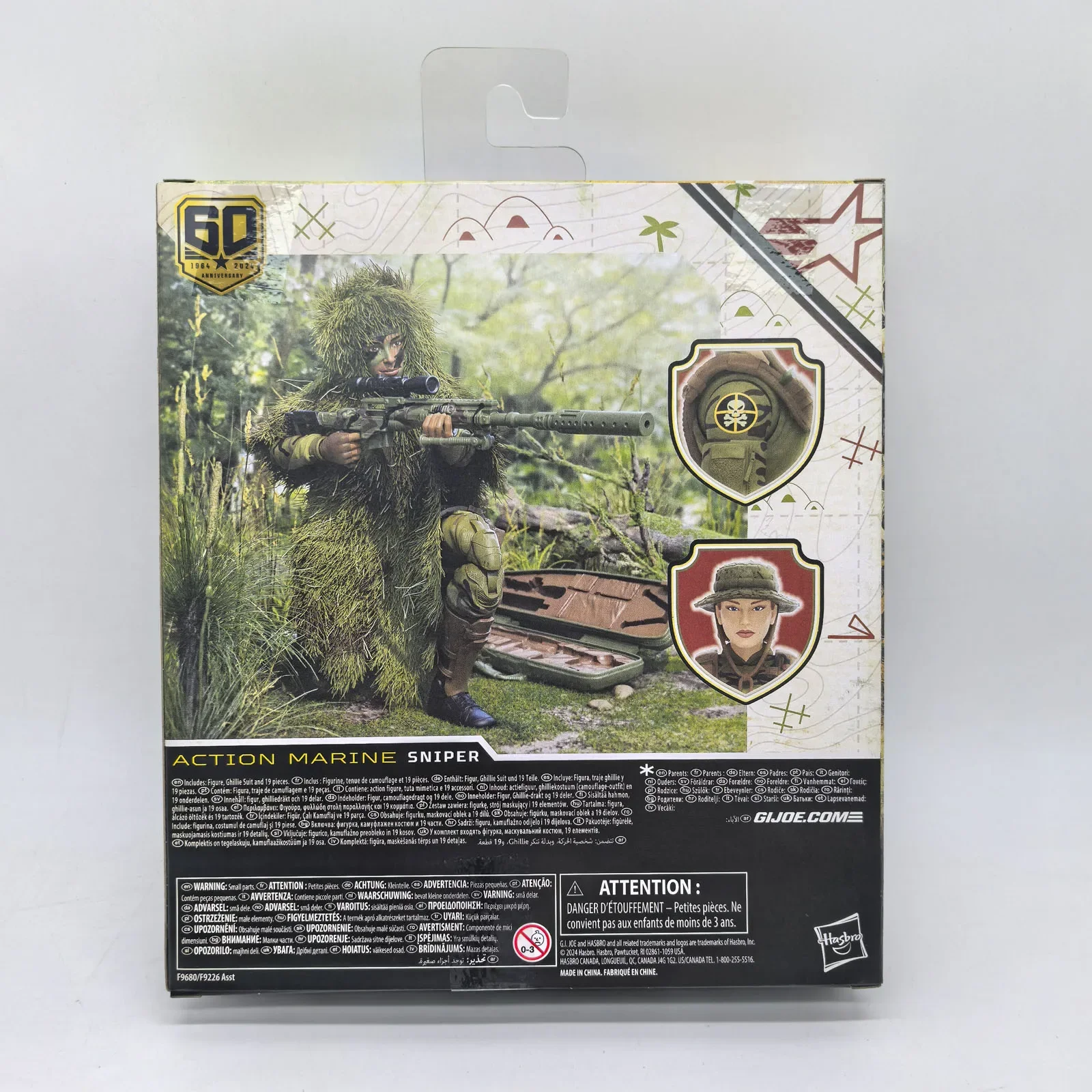 Hasbro G.I.JOE – figurine de pilote marin Sniper Jumper, assemblée, mobile avec armes, modèle de jouet, Collection militaire, cadeaux pour enfants