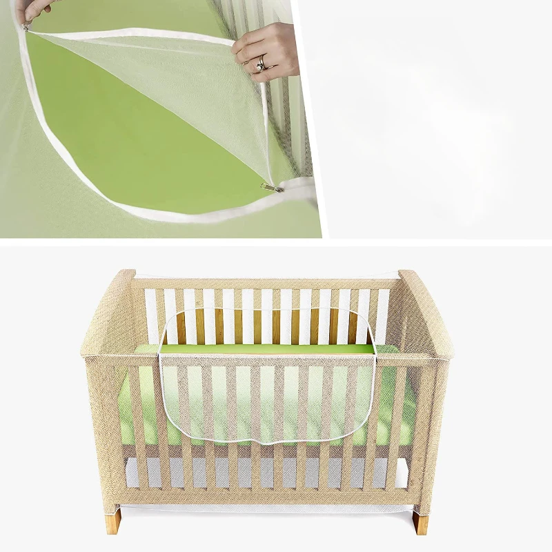 Baby Cot Mosquito Net Universal Easy Installation Against Insect Nets for Bed Foldable Moustiquaire Kids Living Bedding Kids