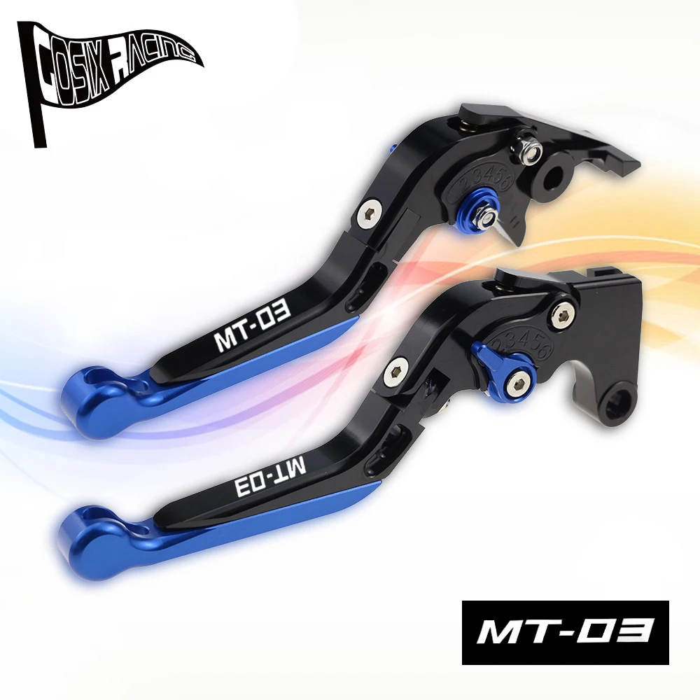 

Fit For MT-03 2015-2022 Folding Extendable Brake Clutch Levers MT03 MT 03 2019 Motorcycle CNC Accessories Adjustable Handle Set