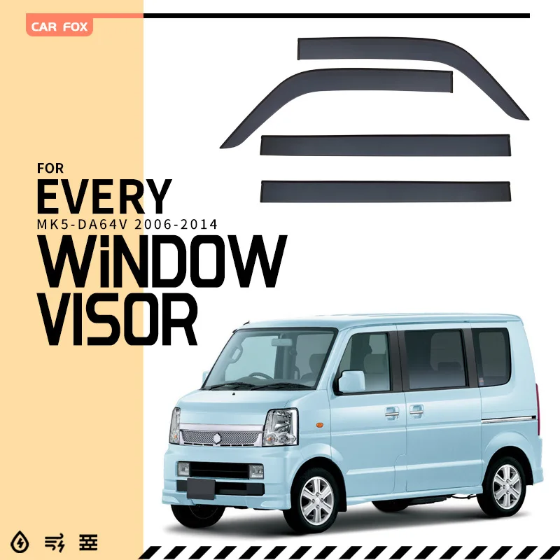 

For Suzuki Every Window visor Weather Shield Side Window Deflector Car windshield weather shield Car accessories