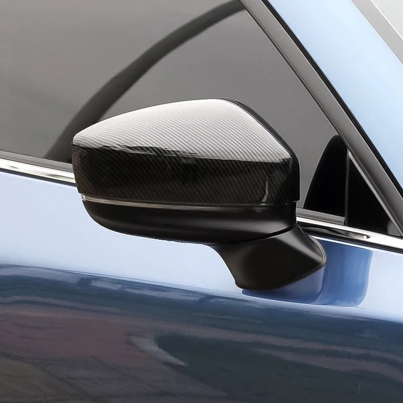 For Mazda CX-5 CX-9 2017-2025 Carbon Fiber Exterior Side Rearview Mirror Protective Cover CX5 CX9 Accessories