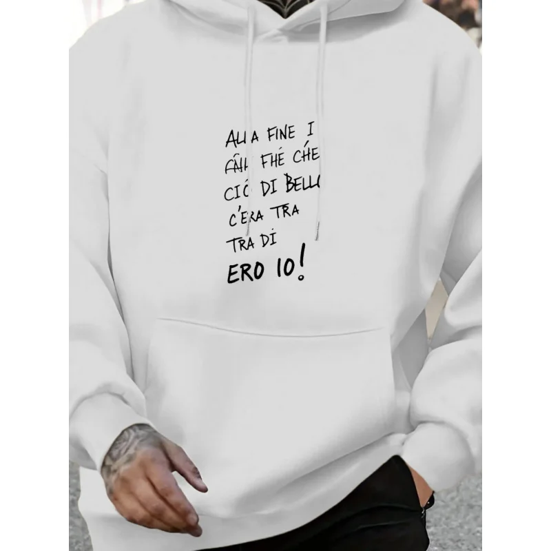 Men's Hoodie White … - image