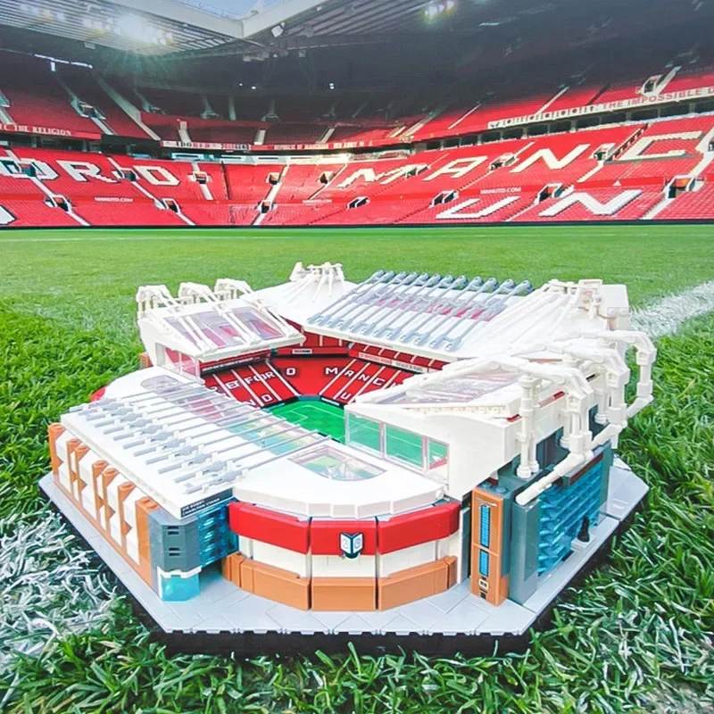 3898 PCS Old Trafford Manchester Building Blocks Bricks Football Field Stadium Christmas Birthday Toy Gift Compatible 10272