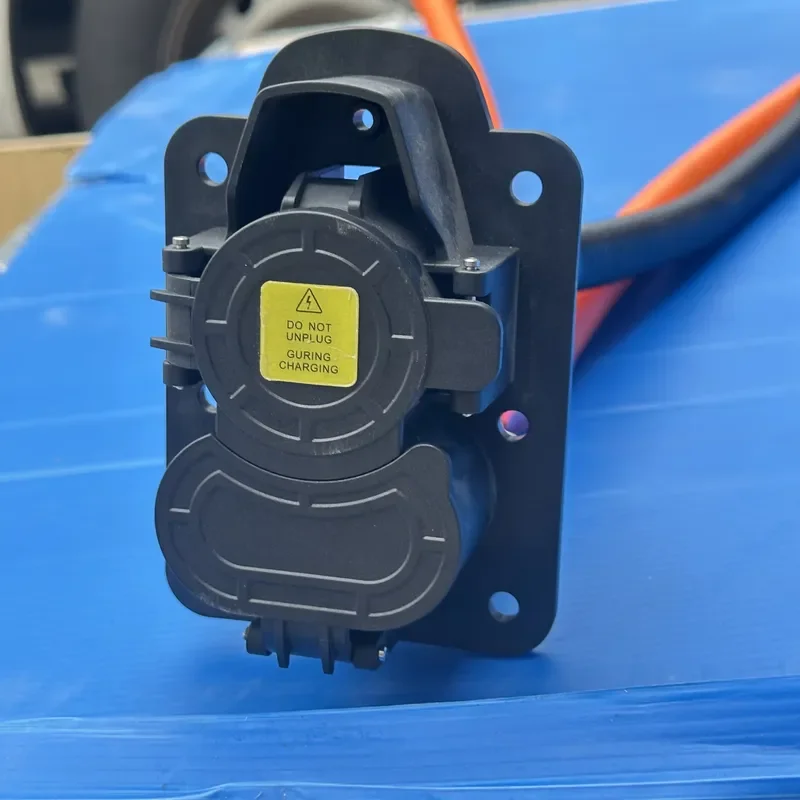 New Factory Price CE FCC CCS1 Type 1 EV Socket Combo DC Fast Charging Inlet 150A-300A 1000V TUP USB Support OEM Logo