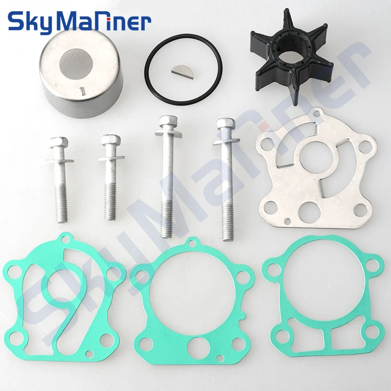 692-W0078 Water Pump Impeller Repair Kit For Yamaha Outboard 2 Stroke 60/70/75/80/85/90HP 692-W0078-02-00 18-3370
