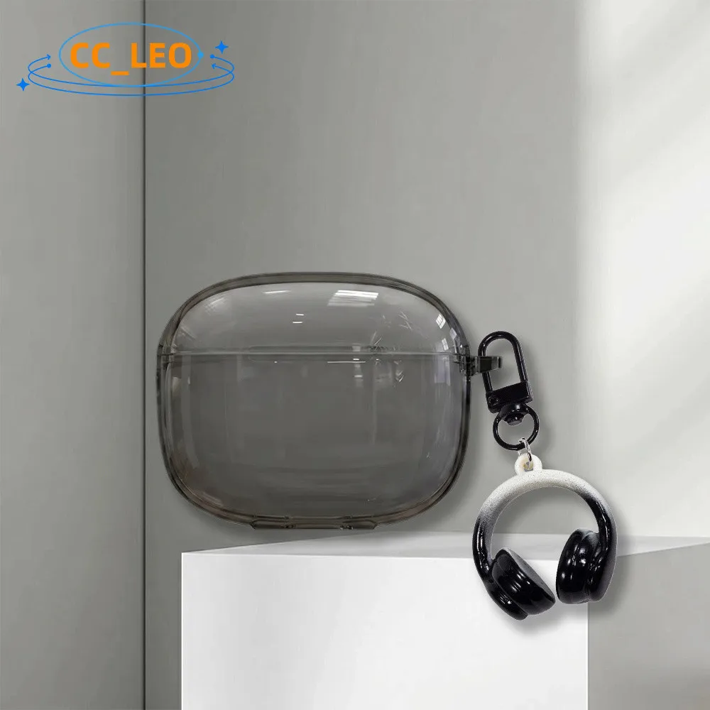 for EDIFIER EvoBuds Pro Case Colorful Clear Soft Case Cute Keychain Pendant Suitable for EDIFIER EvoBuds Pro Protective Sleeve