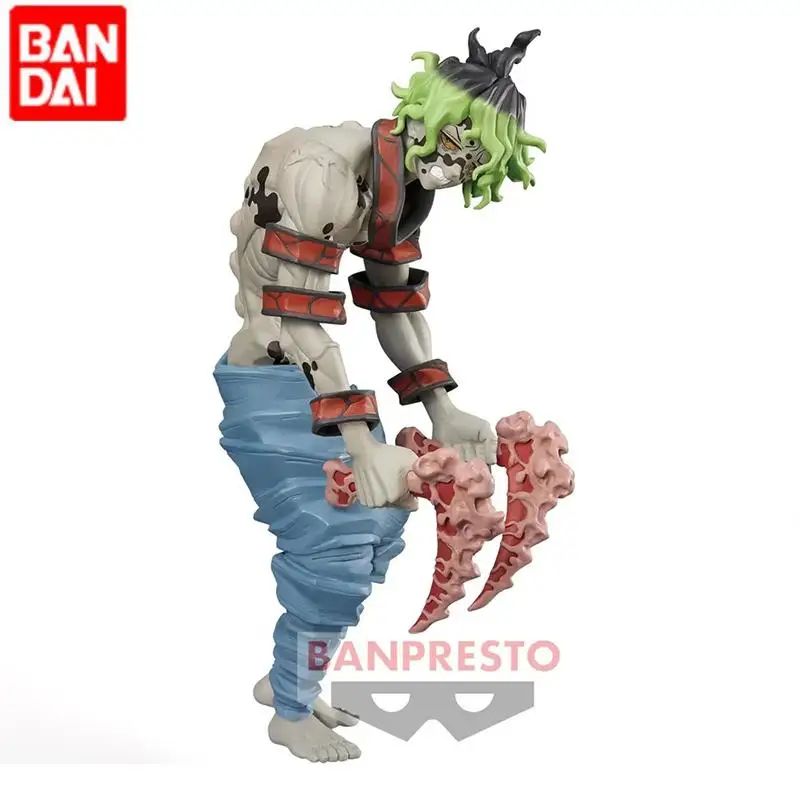 Original Bandai Banpresto Demon Slayer doce Kizuki Gearspring Kibutsuji Muzan Hantengu Giyuutarou Gyokko Daki modelo de figura de Pvc