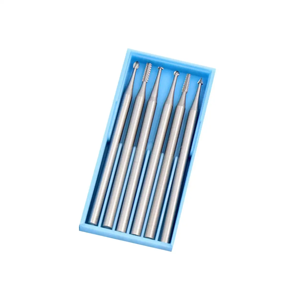 

6pcs Tungsten Carbide Milling Cutter 2.35Mm Shank Engraving Bits For Wood Aluminum Plastic Carving Rotary Drill