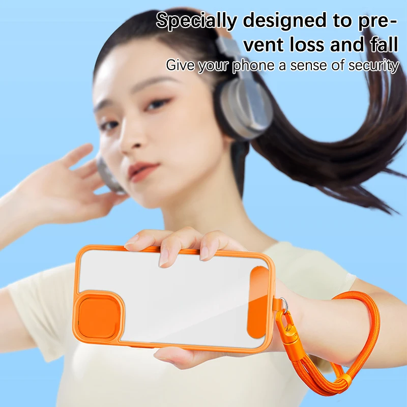 สายคล้องโทรศัพท์แบบปรับได้ พร้อมคลิปหนีบ สำหรับเคสโทรศัพท์หนา 7 มม. ทุกแบบ - สายคล้องคอ สายคล้องไหล่ สายคล้องข้อมือ