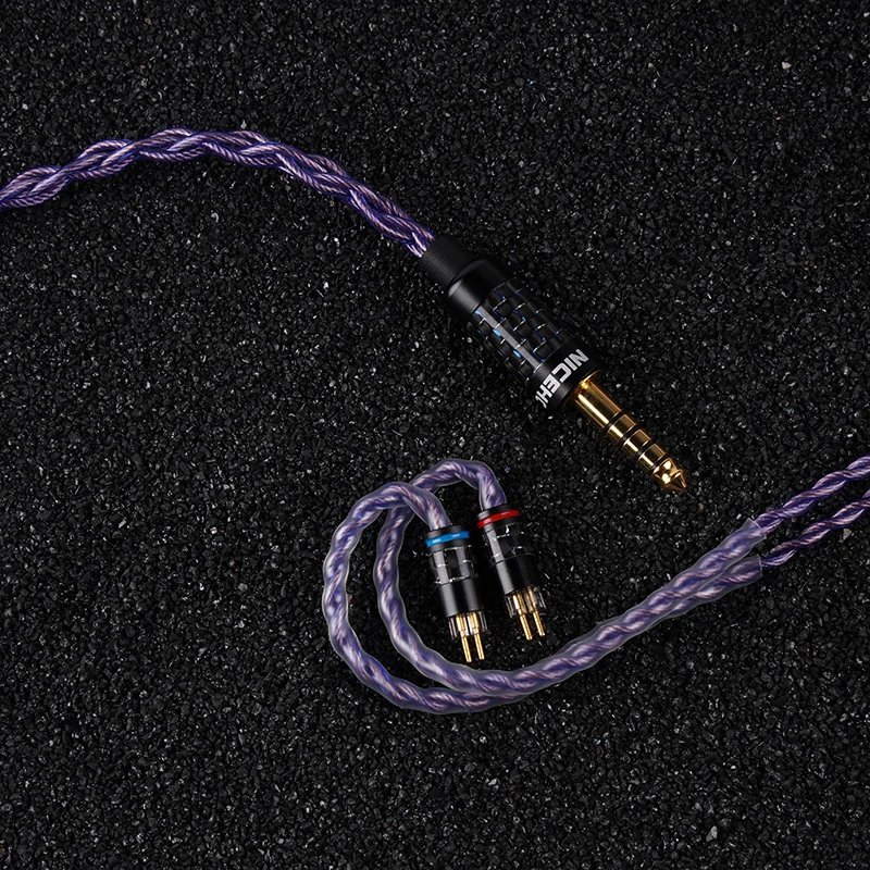 NICEHCK SpaceAuAg Gold Silver Alloy+Imported Alloy Copper Upgrade Earphone Cable 3.5/2.5/4.4mm MMCX/2Pin for S12 Pro Performer5