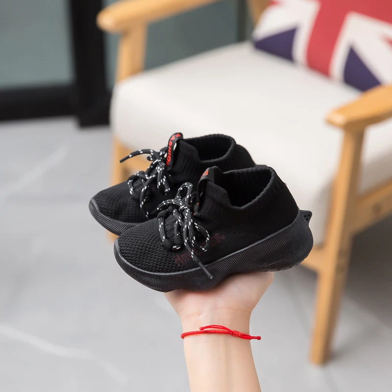 New Spring Autumn Kids Shoes Baby Sneaker Casual Shoes Breathable Anti-slip Soft Rubber Bottom Child Girl Shoe Children Footwear