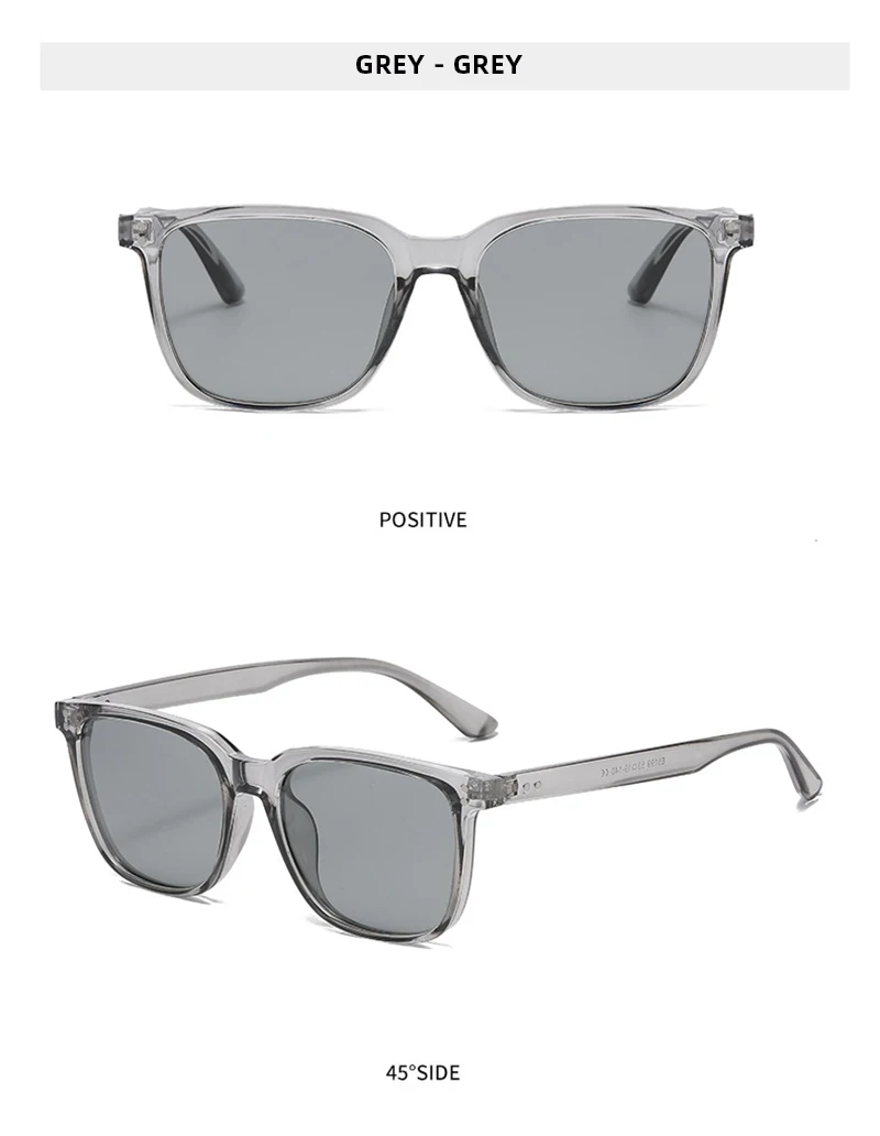 Stilvolle Polarisierte Sonnenbrille Männer Frauen Klassische Quadratische Männliche Sonnenbrille Mode Im Freien Fahren Shades UV400 – Detail 16