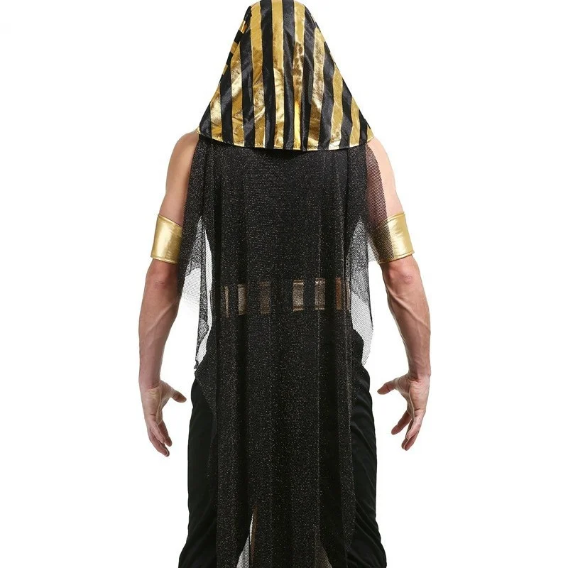 loween Costume Pharaoh King Outfit Queen Performance School Play Dr up Clothes Traditional Chinese Stage Costume