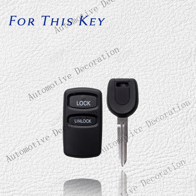 Z+ Genuine Leather Car Remote Key Fob Case Cover For Mitsubishi Lancer Evolution