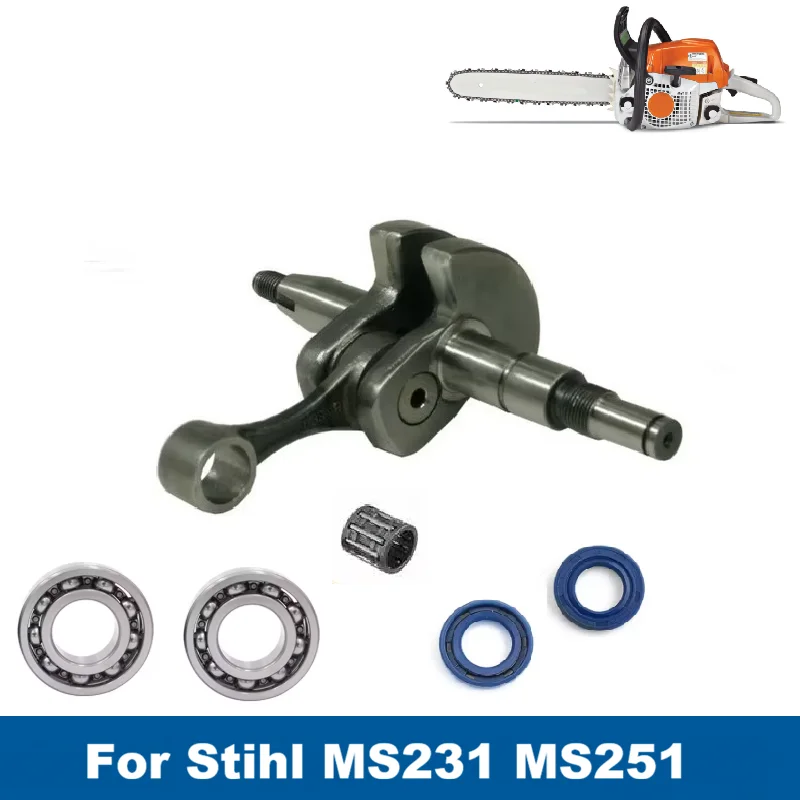 

Suitable for STIHL MS290 crankshaft 1127 030 0402 compatible with 310 MS390 MS290 crankshaft