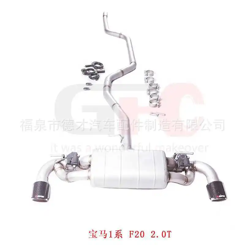 

Suitable for BMW 1 Series F20 2.0T to GFC mid-tail electronic valve sound wave exhaust system
