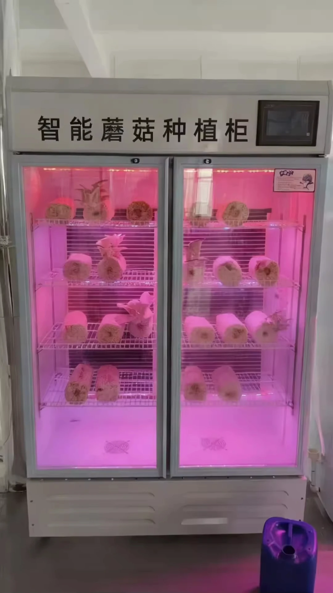 Smart Hydroponics Cabinet Vertical System Indoor Gardening Equipment Automated Planting System Home Grow Box ABS Cover 1 Year